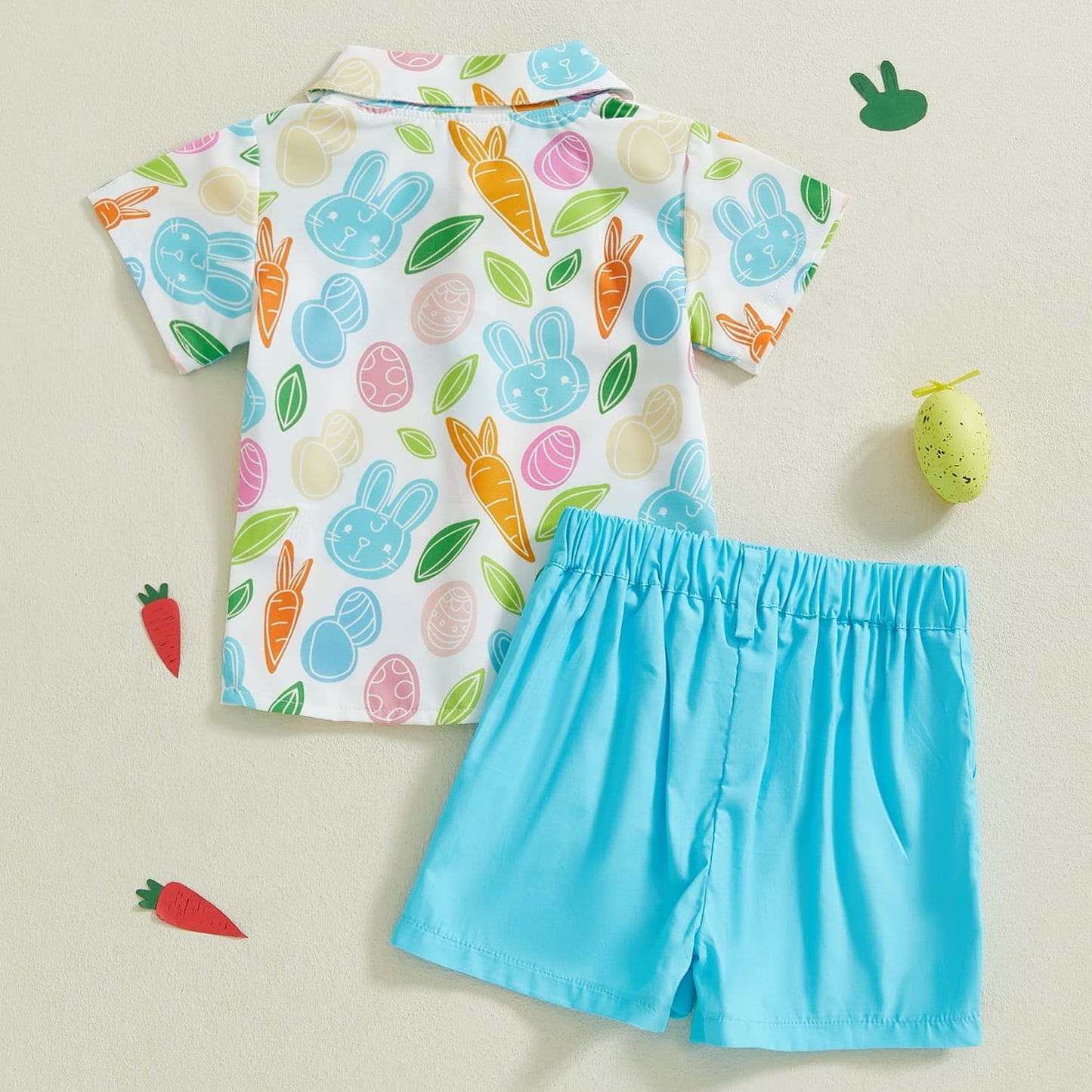 Osterkleidung für Jungen – Lässiges Häschenhemd, 6M-4T