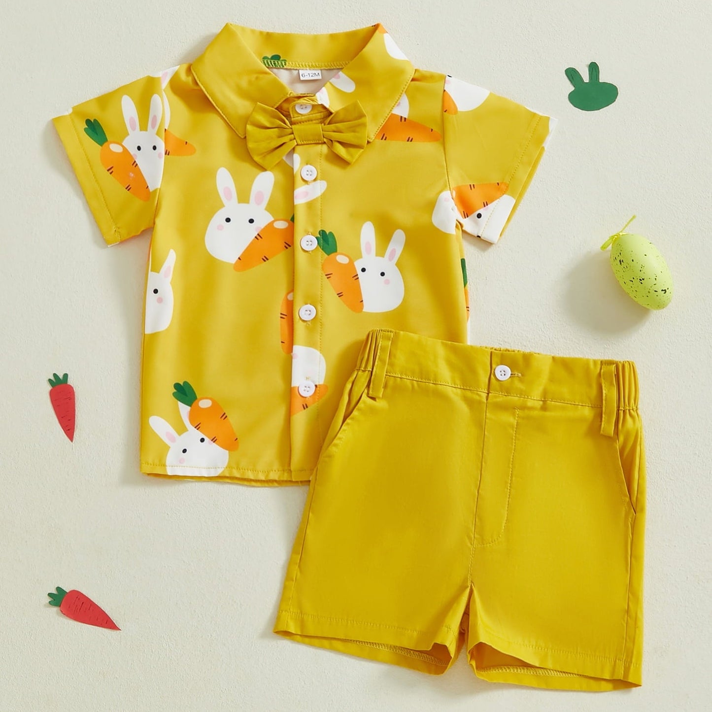 Osterkleidung für Jungen – Lässiges Häschenhemd, 6M-4T