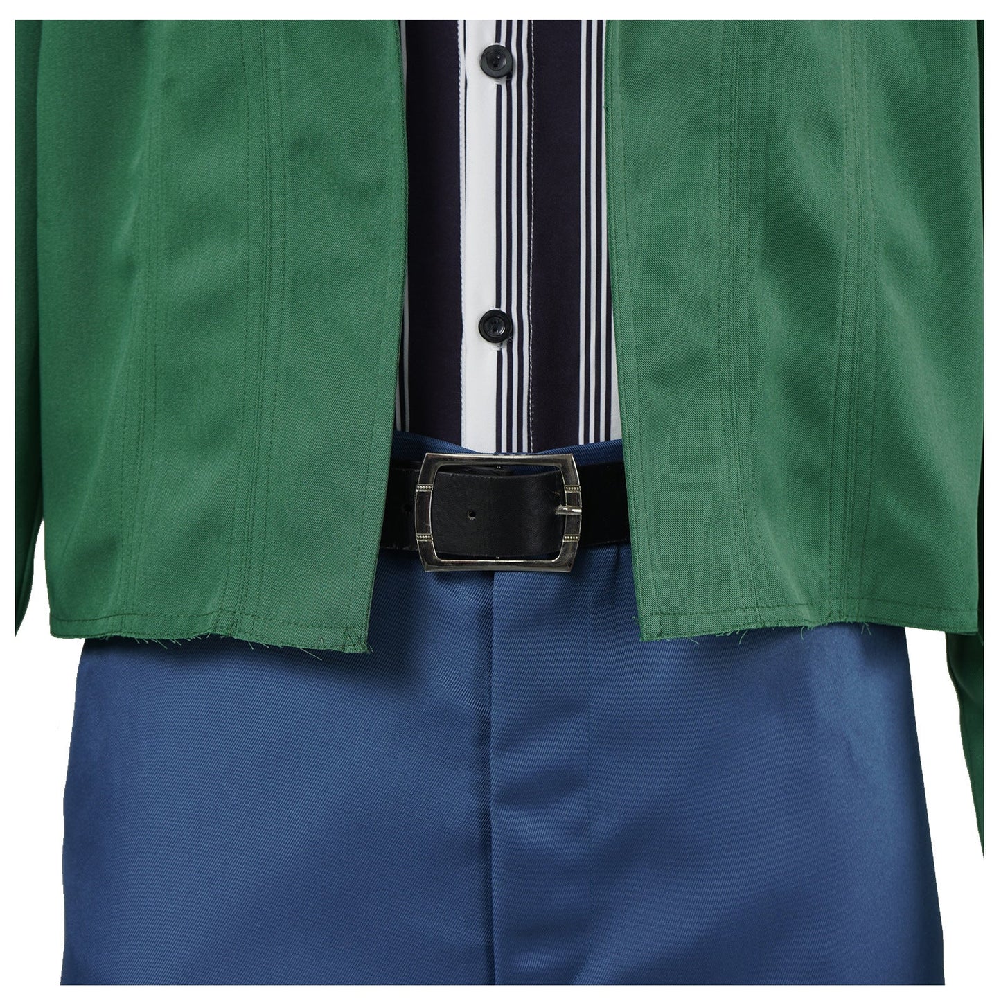 Herren Prinzen-Outfit, Jacke, Hose, Sweatshirt und Gürtel, 4-teiliger Anzug