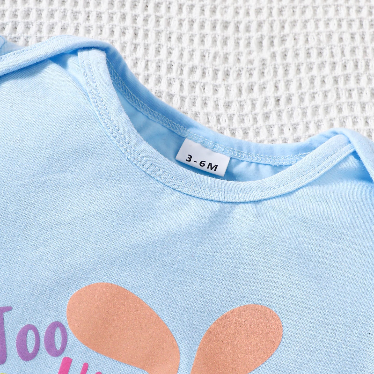 Oster-Outfit für Babys Mädchen – Hasen-Strampler und Netz-Tutu-Rock-Set mit Rüschenärmeln