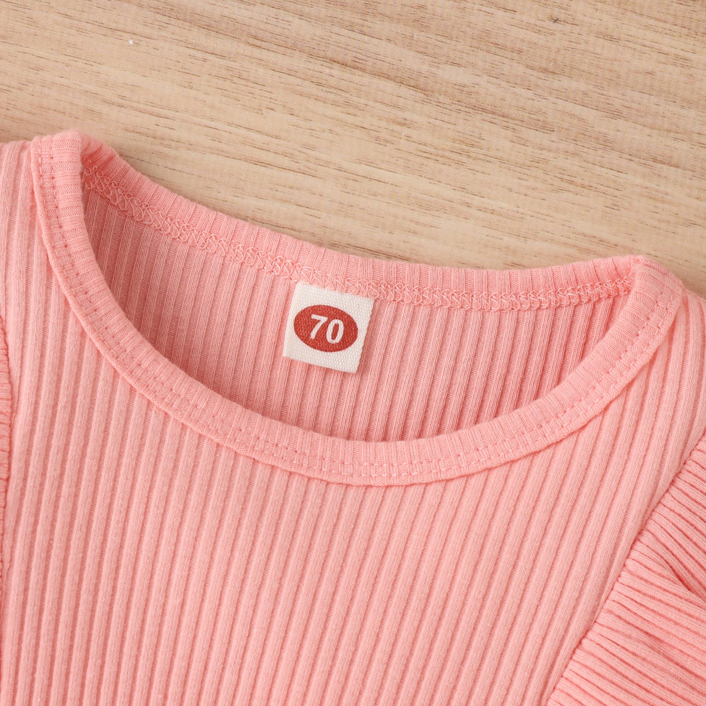 Osterhasen-Strampelkleid für Baby-Mädchen – Weiche gerippte Baumwolle, Einteiler mit Rüschenrock