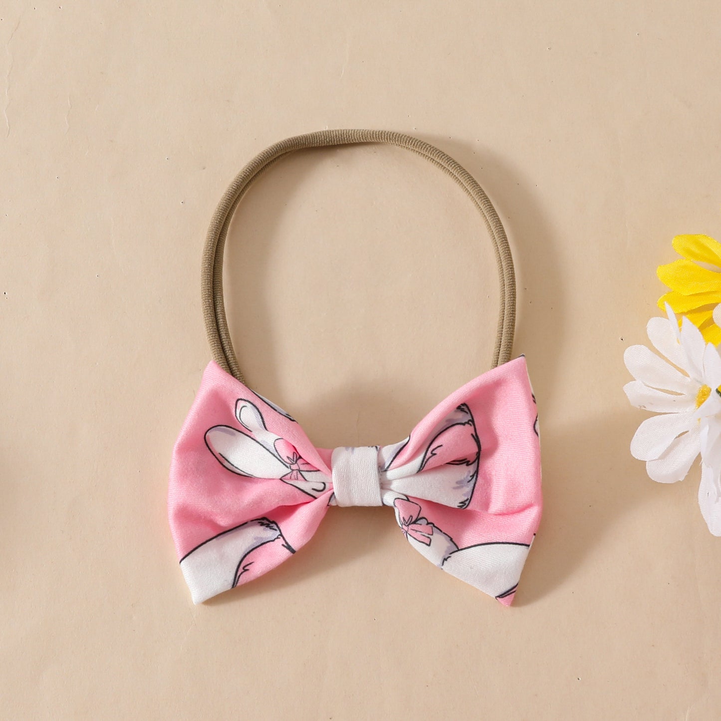 2025 Oster-Outfit für Baby-Mädchen – kurzärmliges Stramplerkleid mit Hosenträgern und Stirnband