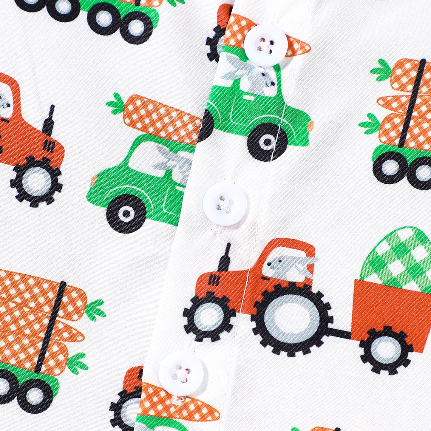 Neues Oster-Outfit für Babys und Kleinkinder – Süßes Hemd-Set mit Karottenmuster