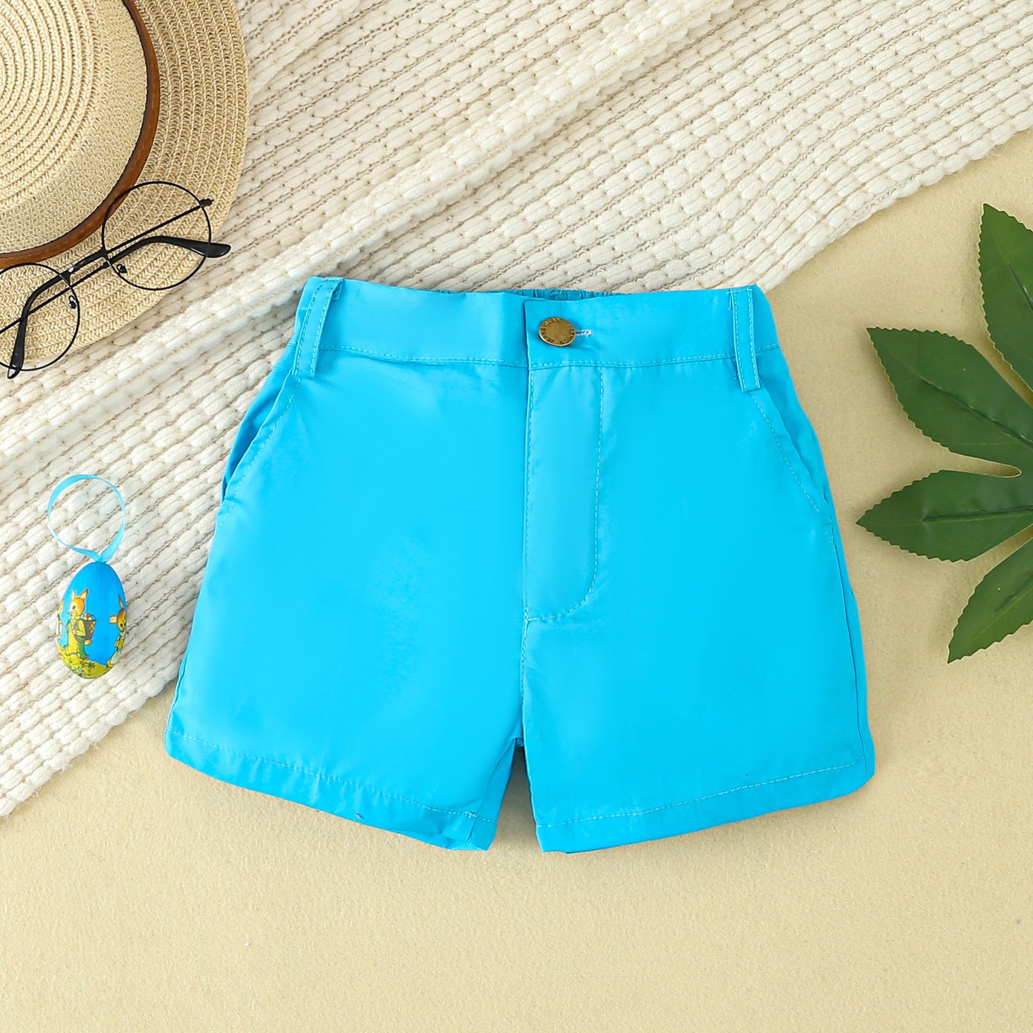 Osterhasen-Shirt & Shorts-Set für Jungen – Sommeroutfit
