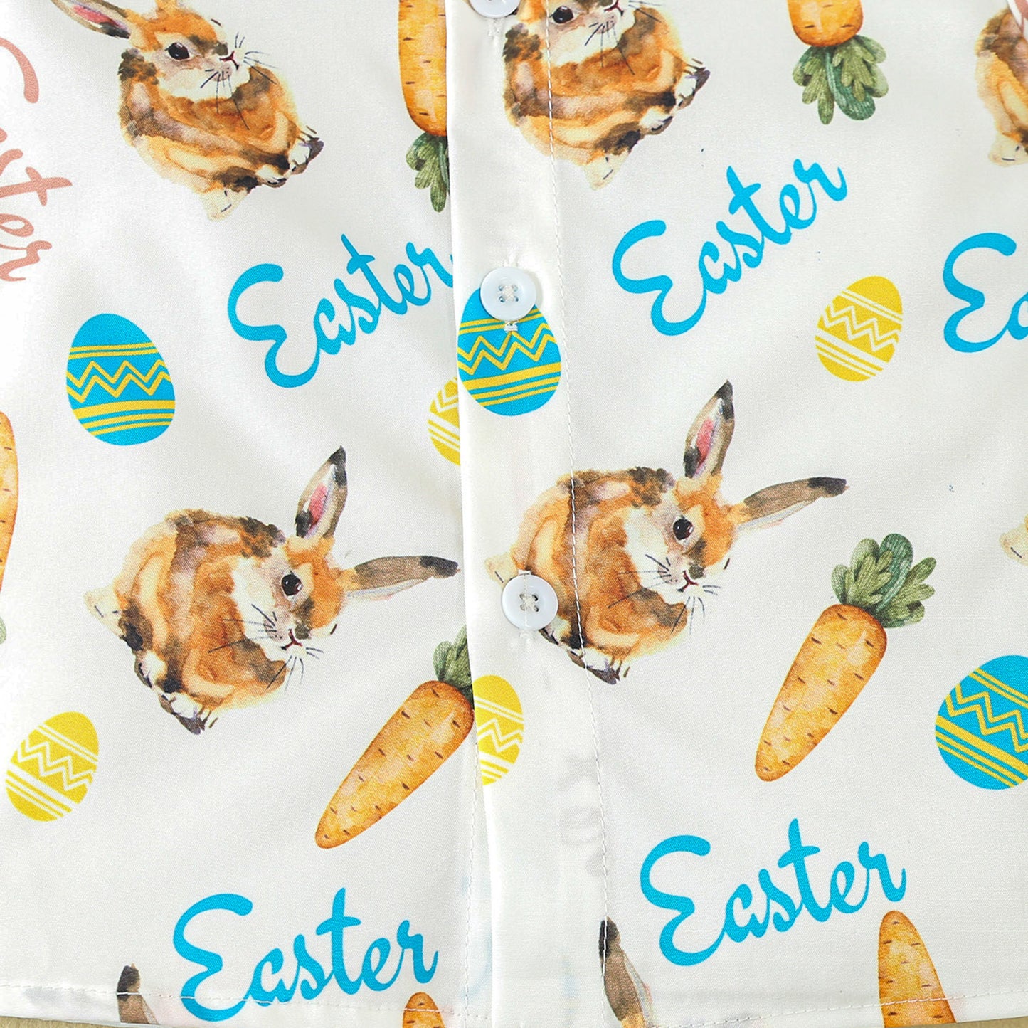 Osterhasen-Shirt & Shorts-Set für Jungen – Sommeroutfit