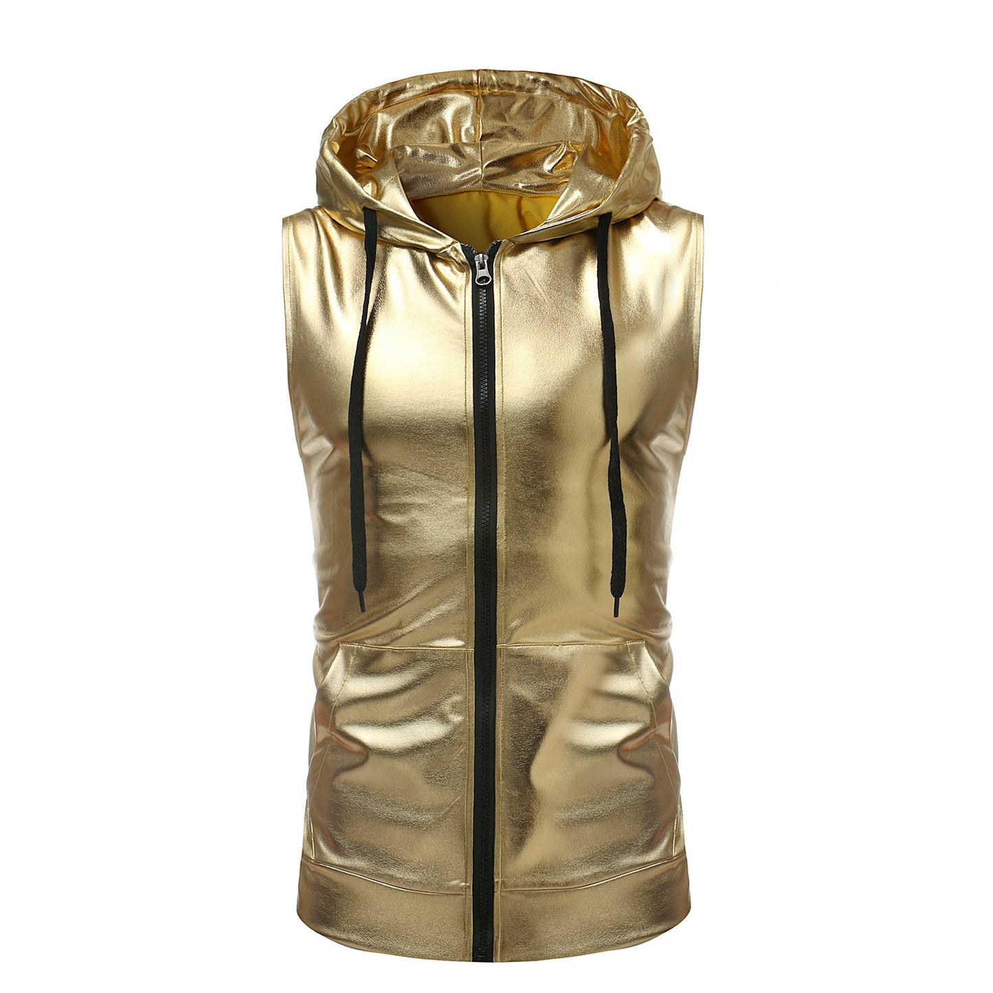 Schillerndes Disco-Kostüm-T-Shirt für Herren