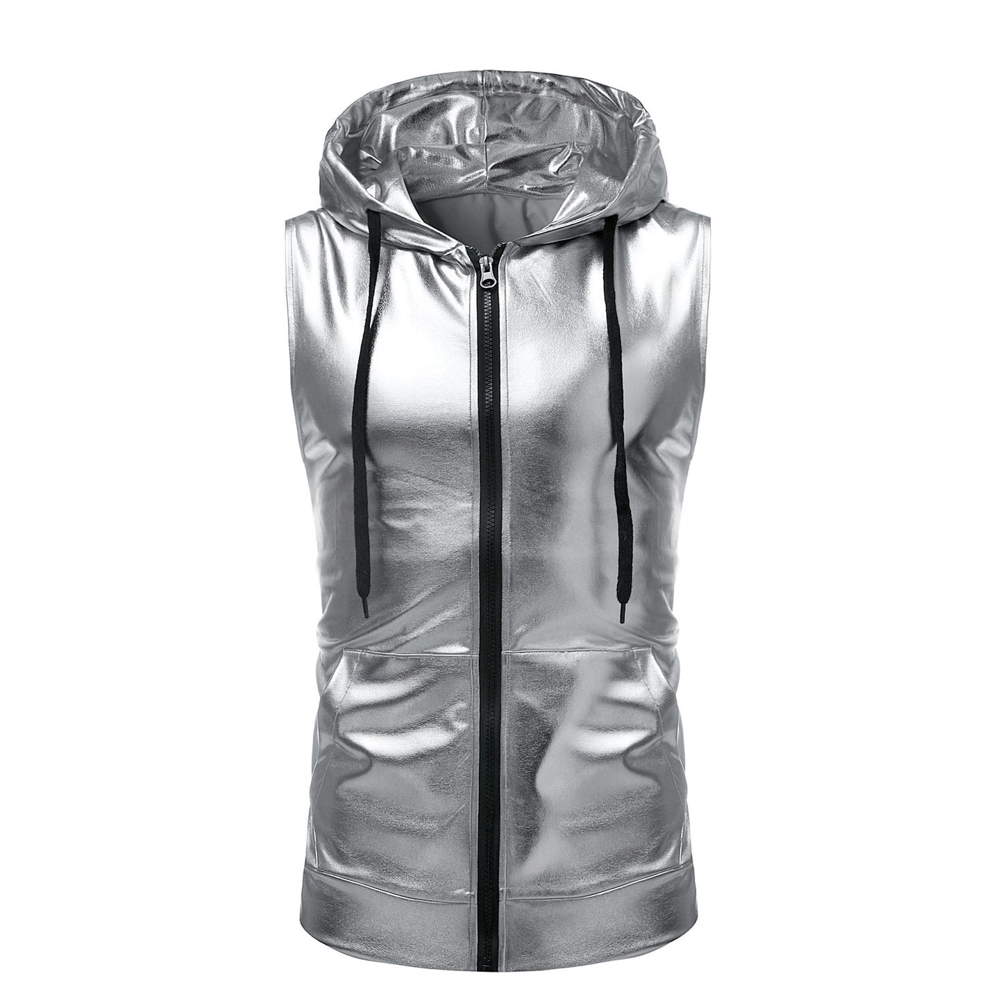 Schillerndes Disco-Kostüm-T-Shirt für Herren