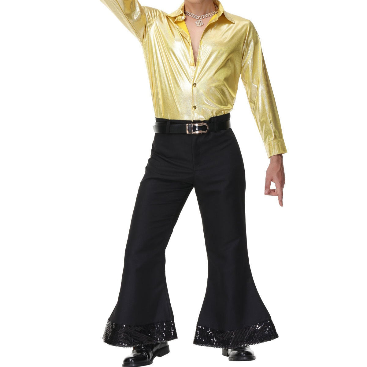 Vintage Disco King 1970er Halloweenkostüm für Herren