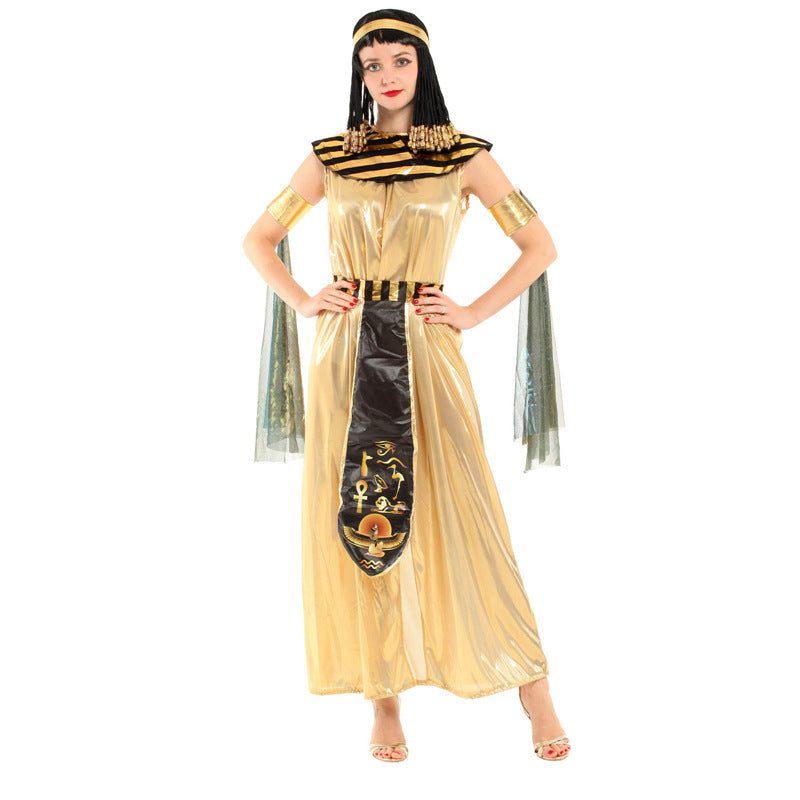 Egyptian Goddess Costume for Women Party Halloween Cosplay Outfit Set