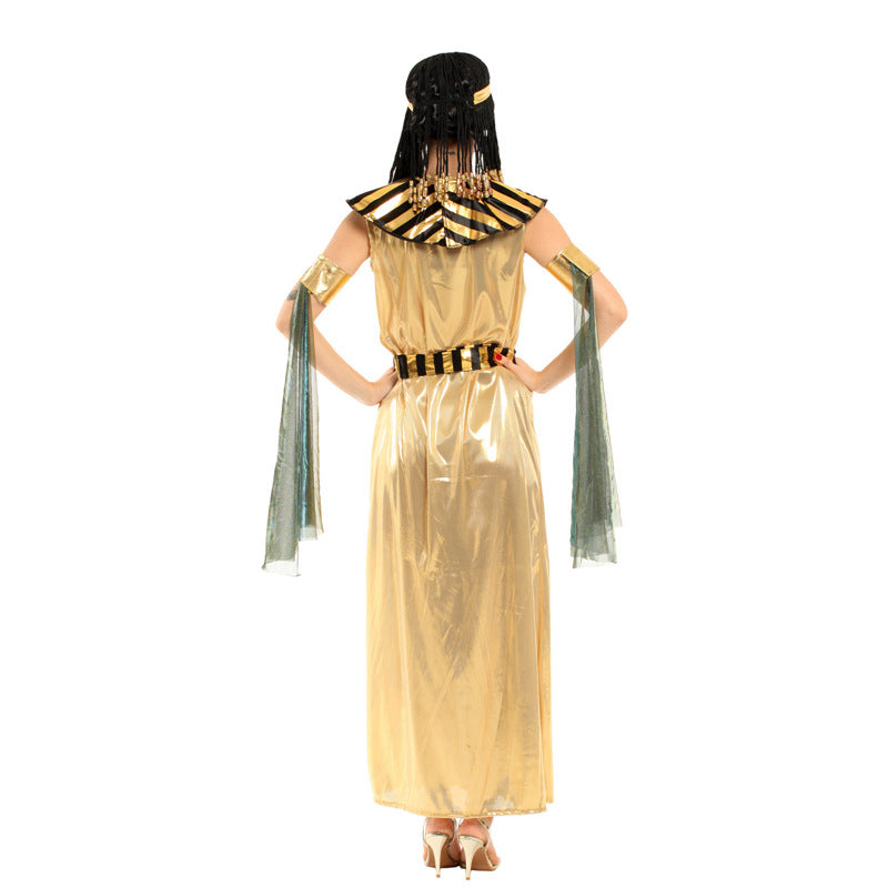 Egyptian Goddess Costume for Women Party Halloween Cosplay Outfit Set