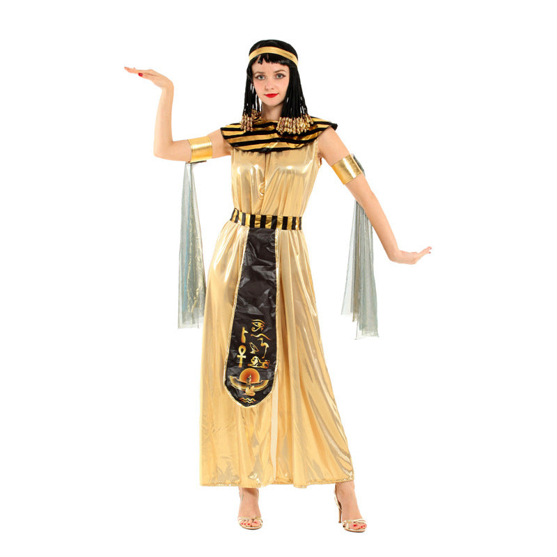 Egyptian Goddess Costume for Women Party Halloween Cosplay Outfit Set