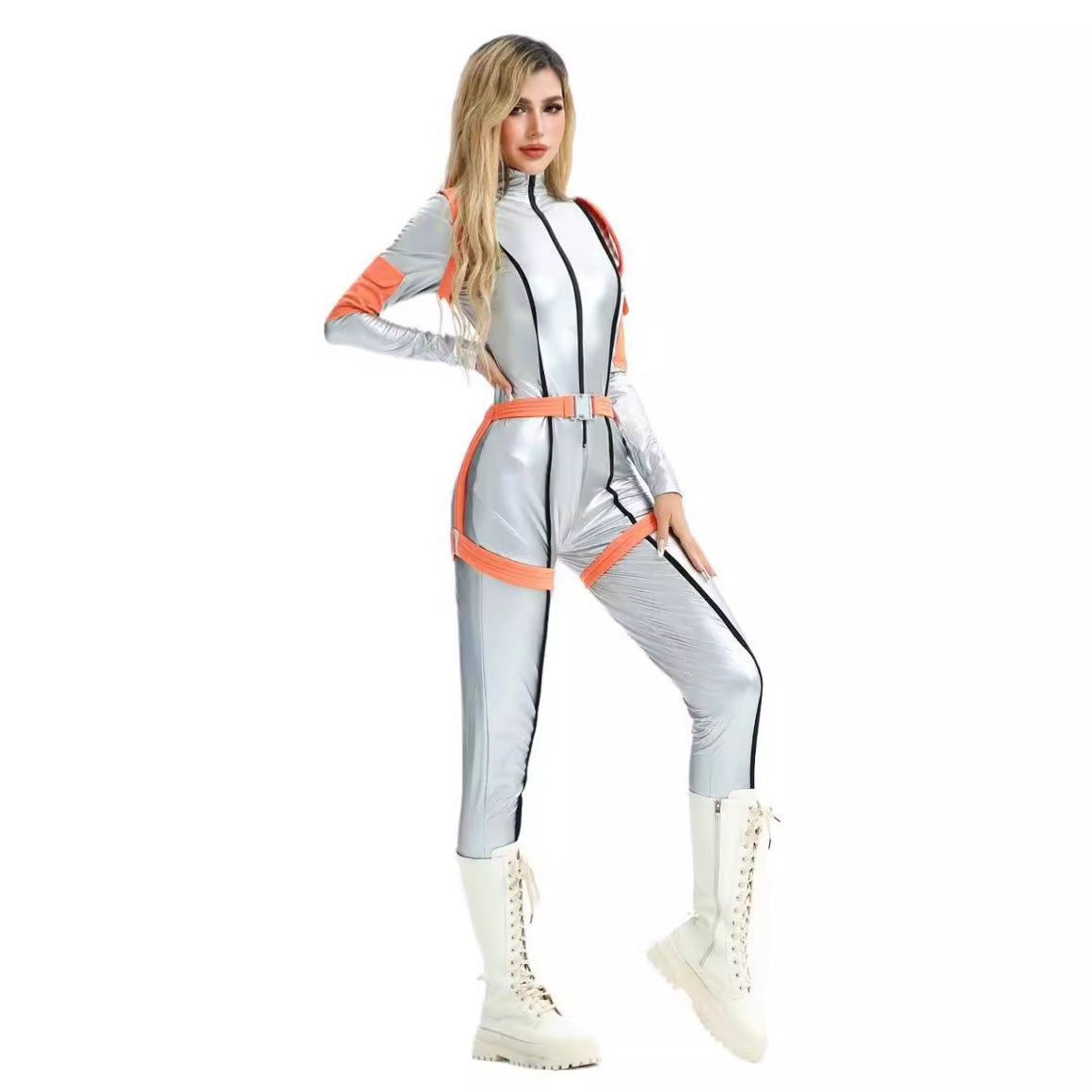 Außerirdisches Galaxie-Astronautenkostüm für Damen