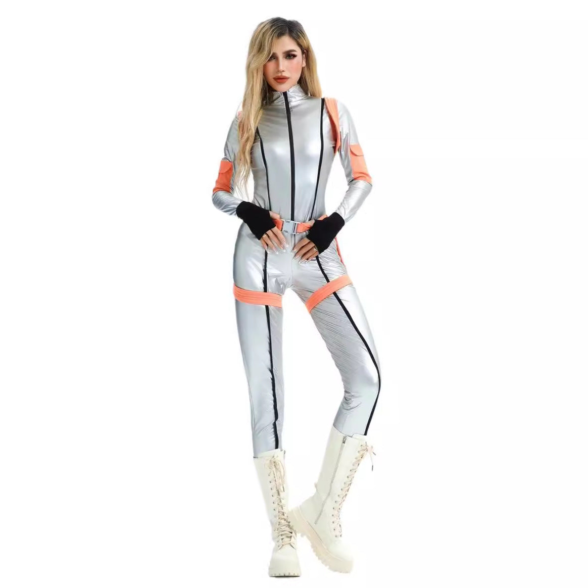 Außerirdisches Galaxie-Astronautenkostüm für Damen