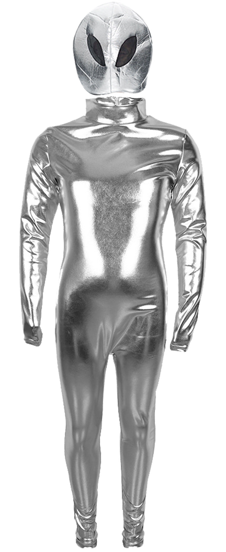 Alien Kostüm für Kinder, grau, außerirdischer Eindringling, Kinderoutfit