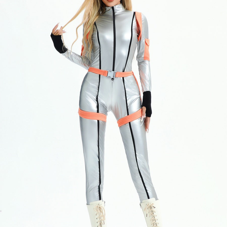 Außerirdisches Galaxie-Astronautenkostüm für Damen