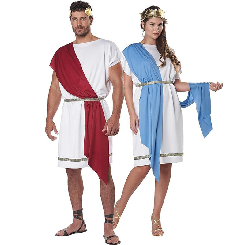 Antikes griechisches Königskostüm, komplettes Set, römischer Gladiator, Cosplay für Männer und Frauen