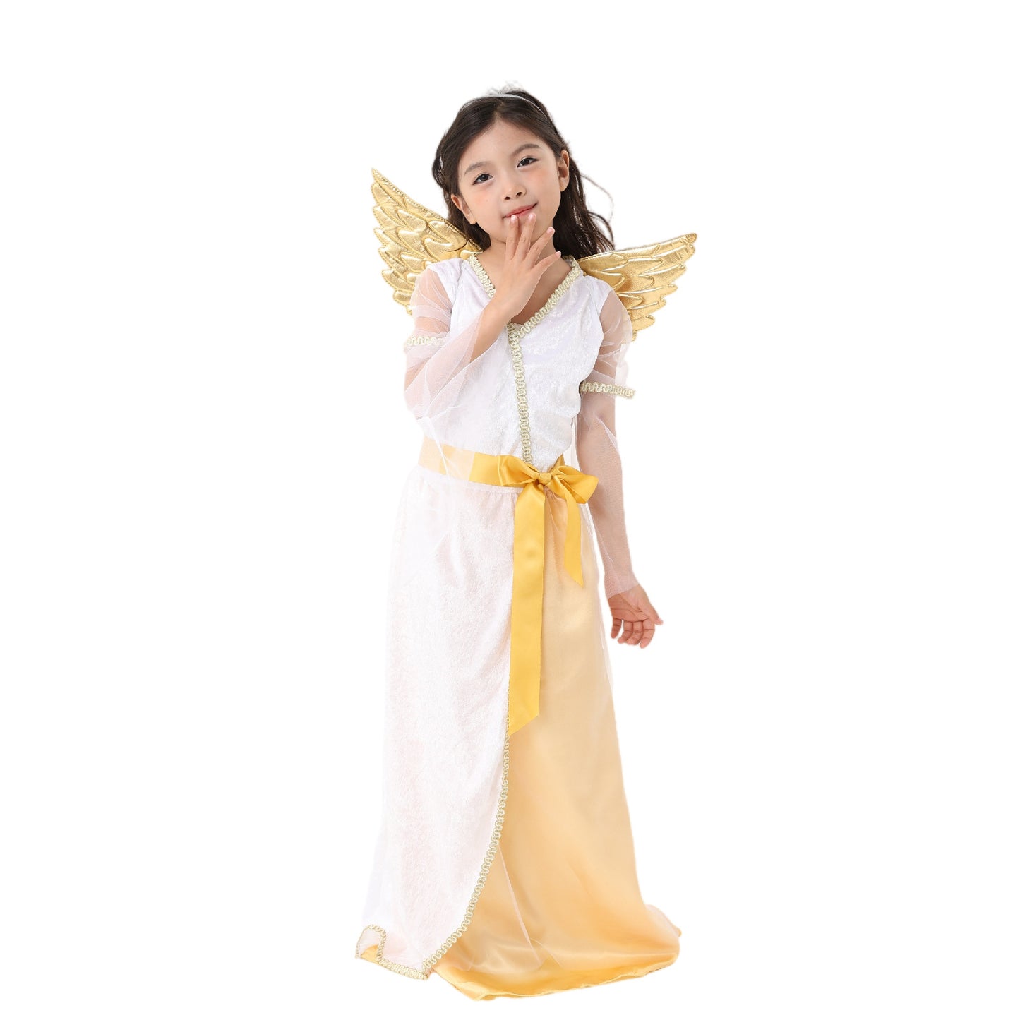 California Costumes Sweet Guardian Golden White Angel Kostüm für Mädchen