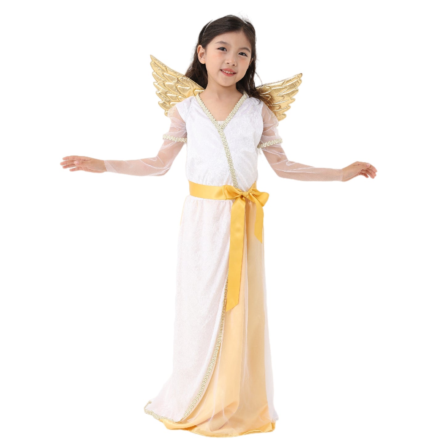 California Costumes Sweet Guardian Golden White Angel Kostüm für Mädchen