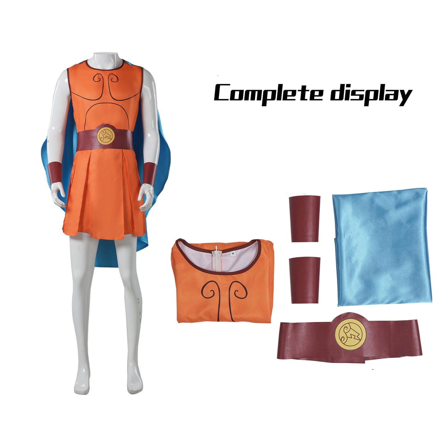 Herkules-Cosplay-Kostüm für Erwachsene für Männer und Frauen, Party, Halloween, Cosplay-Outfit-Set