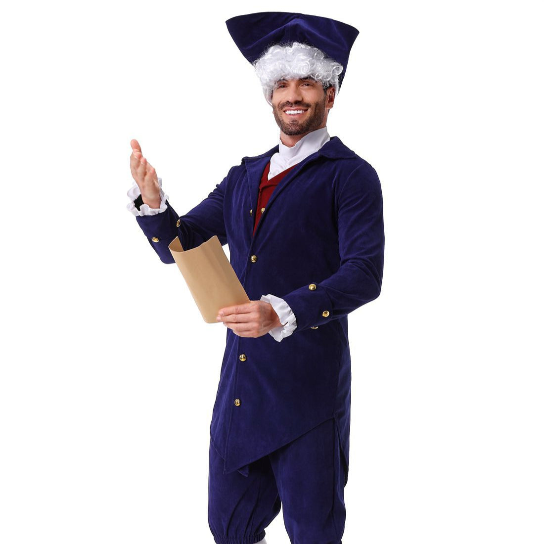 Halloween Renaissance Bühnenkostüme Richter Offizier Kostüm Bühnenshow Kleid Mittelalter Anwalt Gelehrter Rollenspielkostüme für Männer