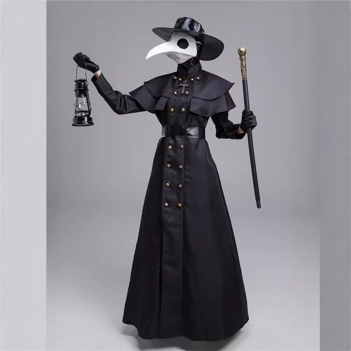 Mittelalterliche Pestarzt-Halloweenkostüme für Erwachsene für Damen