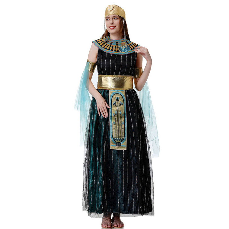 Damen Griechische Königin Kleopatra Mythos Göttin Karnevalskleid
