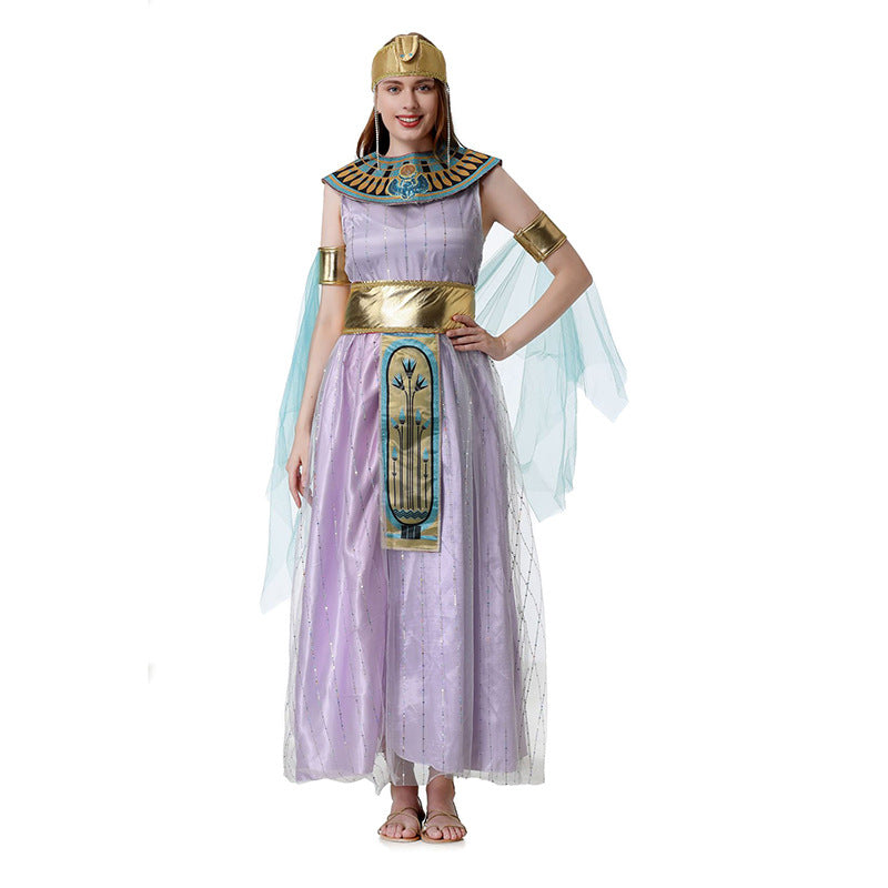 Damen Griechische Königin Kleopatra Mythos Göttin Karnevalskleid