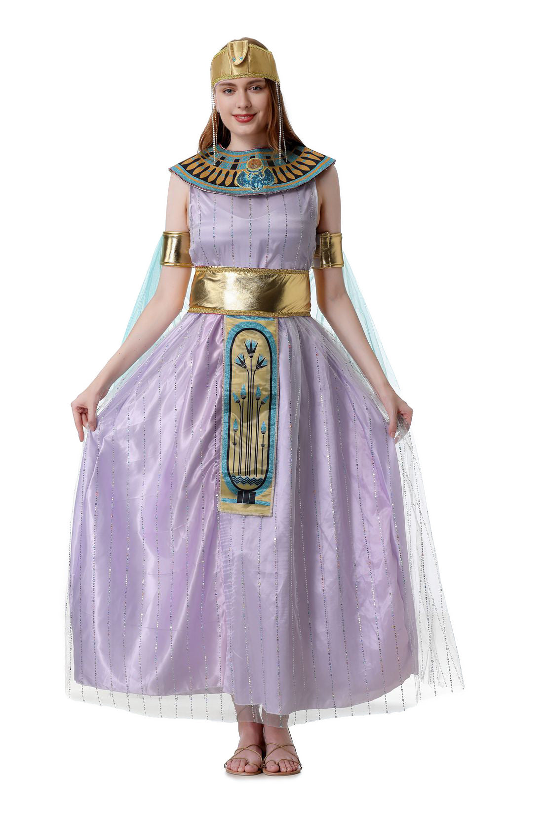 Damen Griechische Königin Kleopatra Mythos Göttin Karnevalskleid