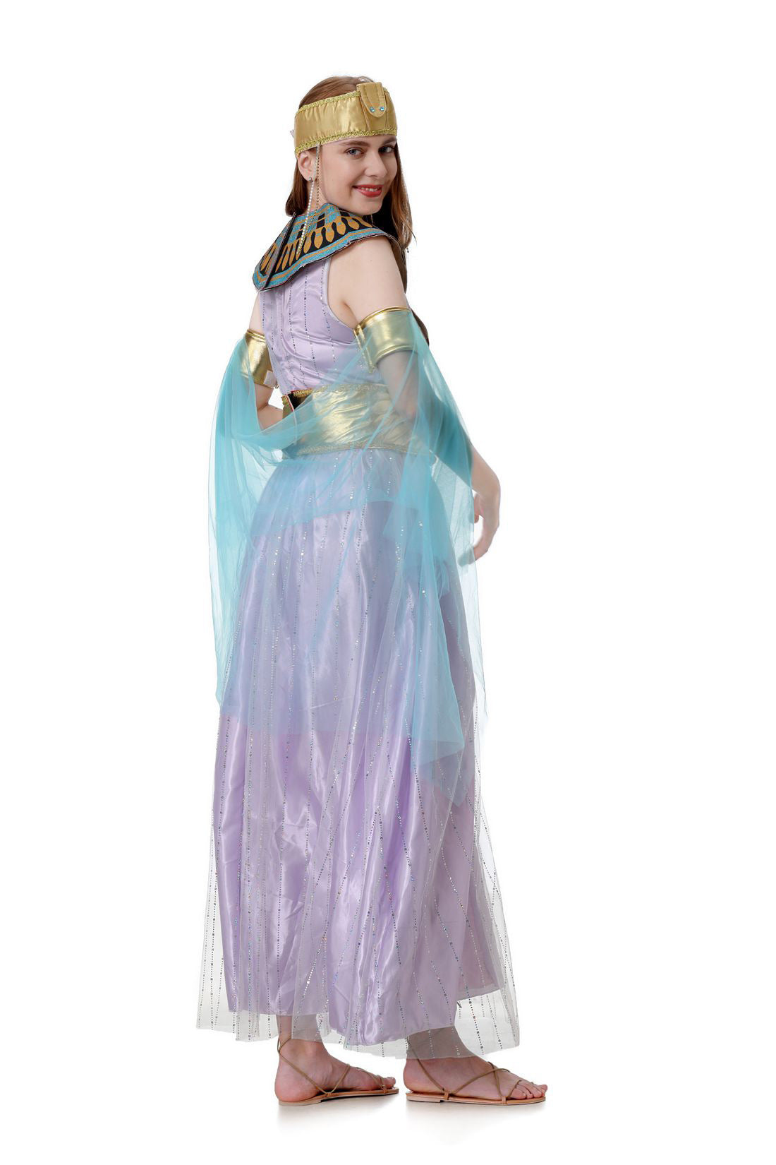 Damen Griechische Königin Kleopatra Mythos Göttin Karnevalskleid