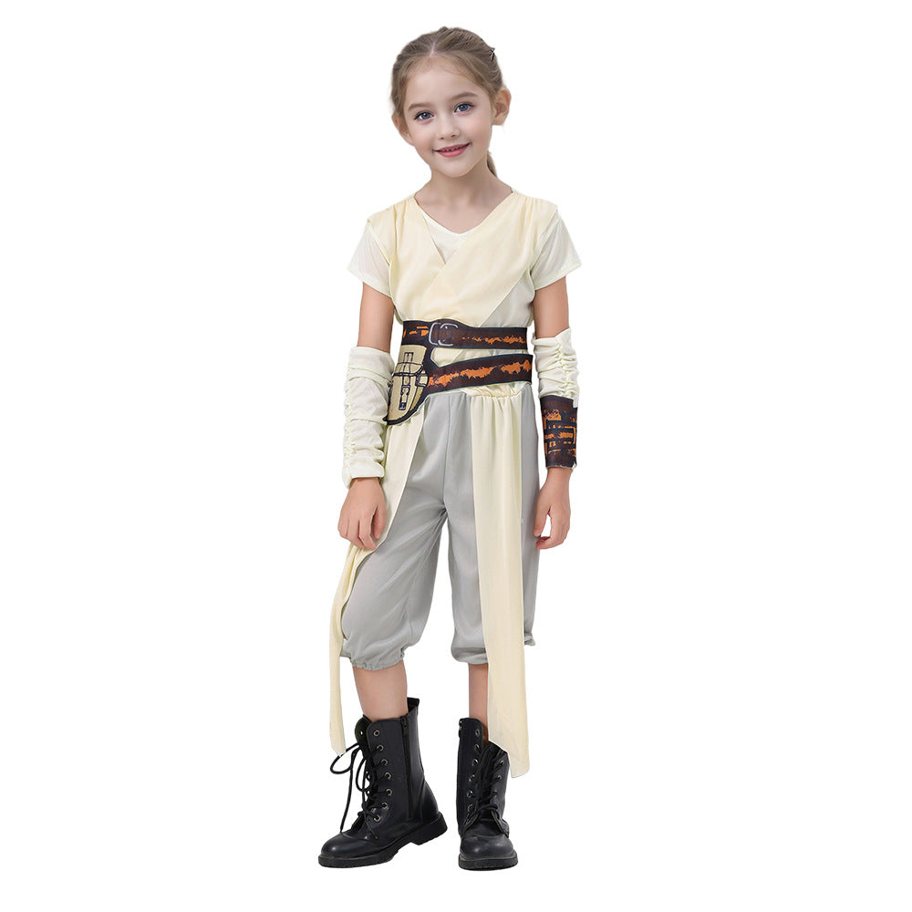 Star Wars: Das Erwachen der Macht – Rey-Kostüm für Mädchen – Star Wars Cosplay-Outfit