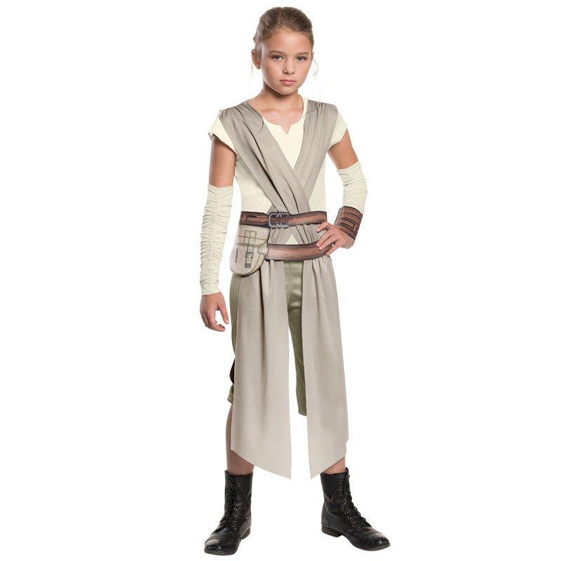 Star Wars: Das Erwachen der Macht – Rey-Kostüm für Mädchen – Star Wars Cosplay-Outfit