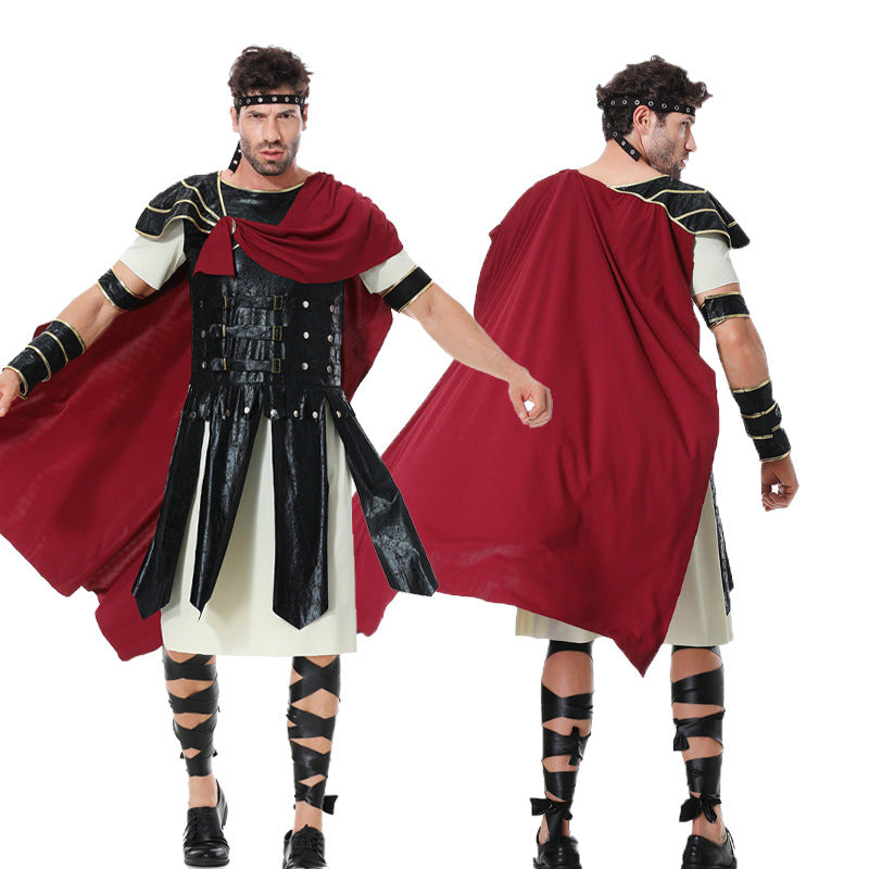 Ancient Roman Warrior Soldier Gladiator Costumes for Girls Boys Men