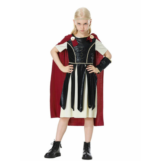 Ancient Roman Warrior Soldier Gladiator Costumes for Girls Boys Men