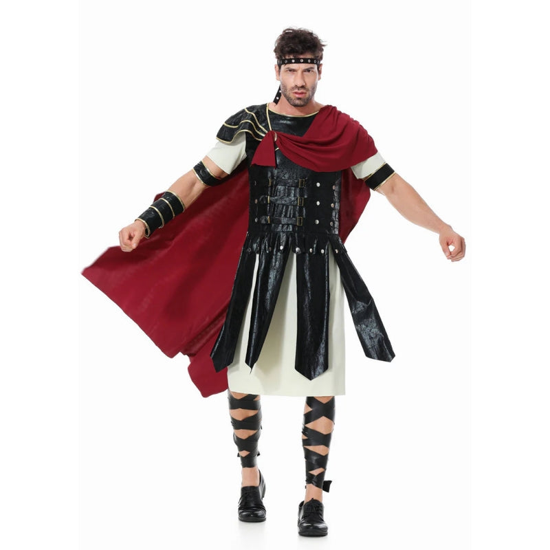 Ancient Roman Warrior Soldier Gladiator Costumes for Girls Boys Men