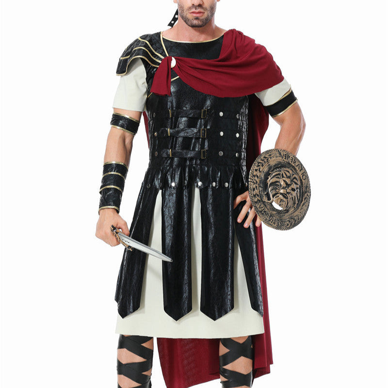Antike römische Krieger, Soldaten, Gladiatorenkostüme für Männer, Jungen und Mädchen