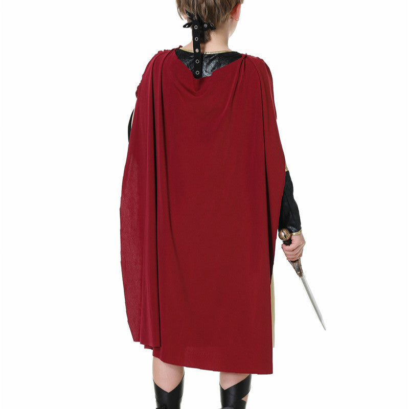 Ancient Roman Warrior Soldier Gladiator Costumes for Boys Girls Men