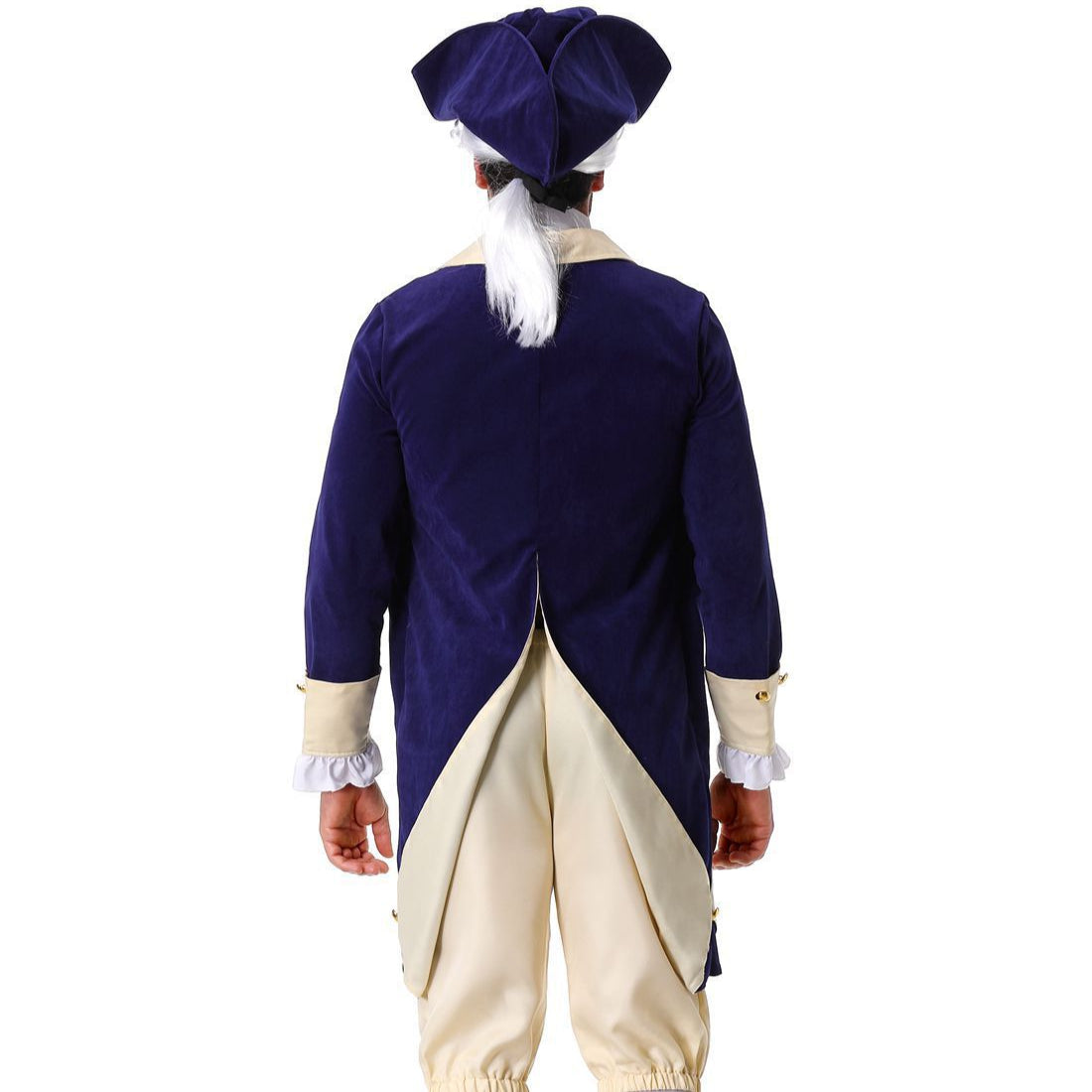 George Washington Kostüm als historische Figur aus der Kolonialzeit für Männer und Jungen