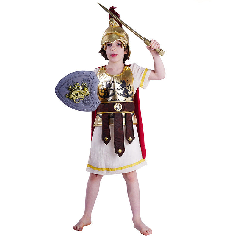 Roms Top-Superstar-Kämpfer-Gladiator-Champion-Kostüm für Jungen