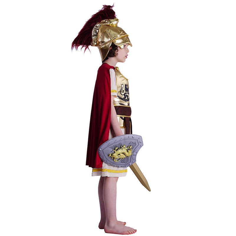 Roms Top-Superstar-Kämpfer-Gladiator-Champion-Kostüm für Jungen