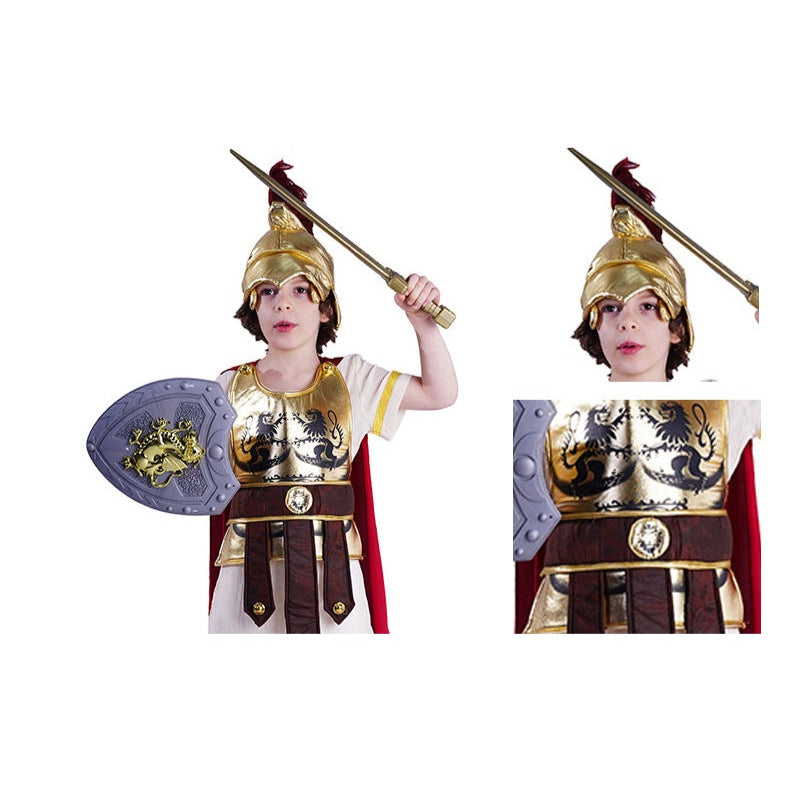 Roms Top-Superstar-Kämpfer-Gladiator-Champion-Kostüm für Jungen