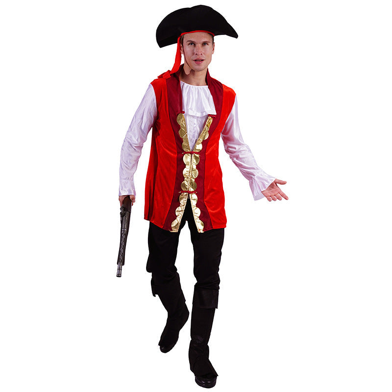 Adult Halloween Pirates Caribbean Cosplay Costumes for Men and Women