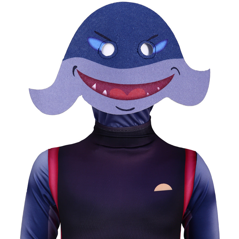 Kids Gantu jumpsuit cosplay Costume Perfect for Children Role Play Stitch Jumpsuit and Headgear Set