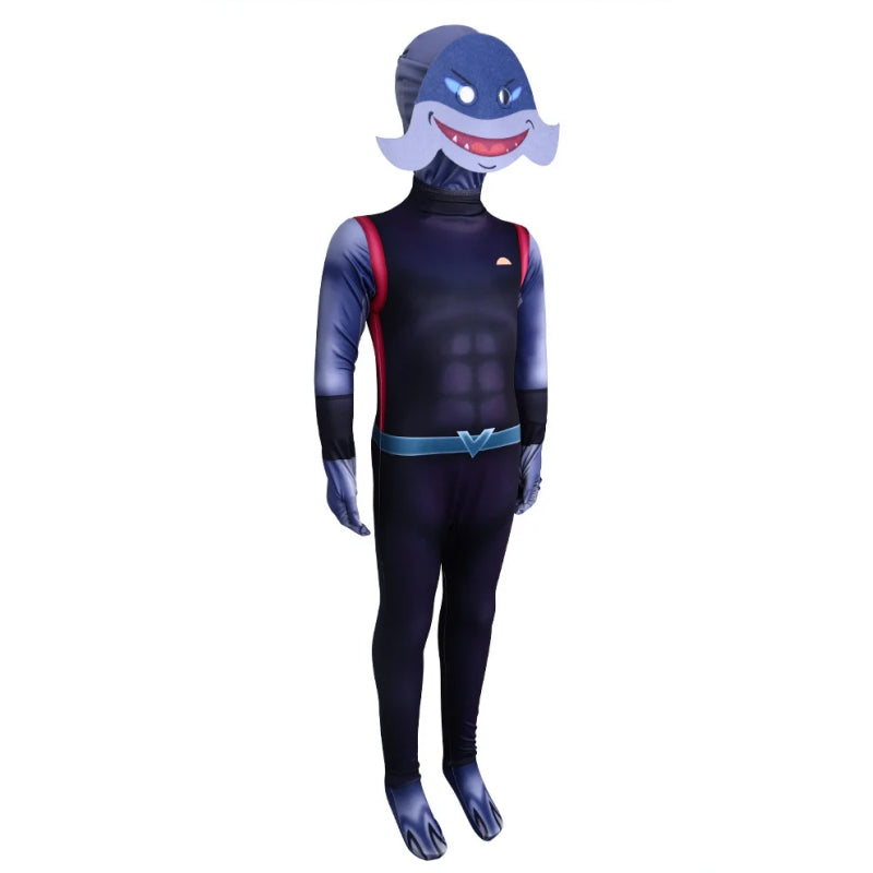 Kids Gantu jumpsuit cosplay Costume Perfect for Children Role Play Stitch Jumpsuit and Headgear Set