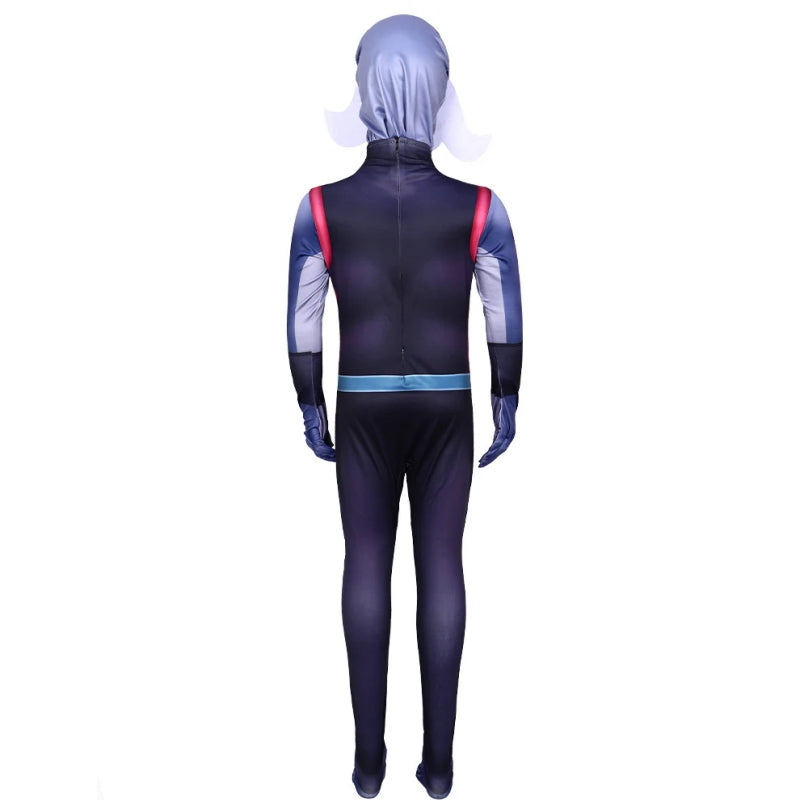 Kids Gantu jumpsuit cosplay Costume Perfect for Children Role Play Stitch Jumpsuit and Headgear Set