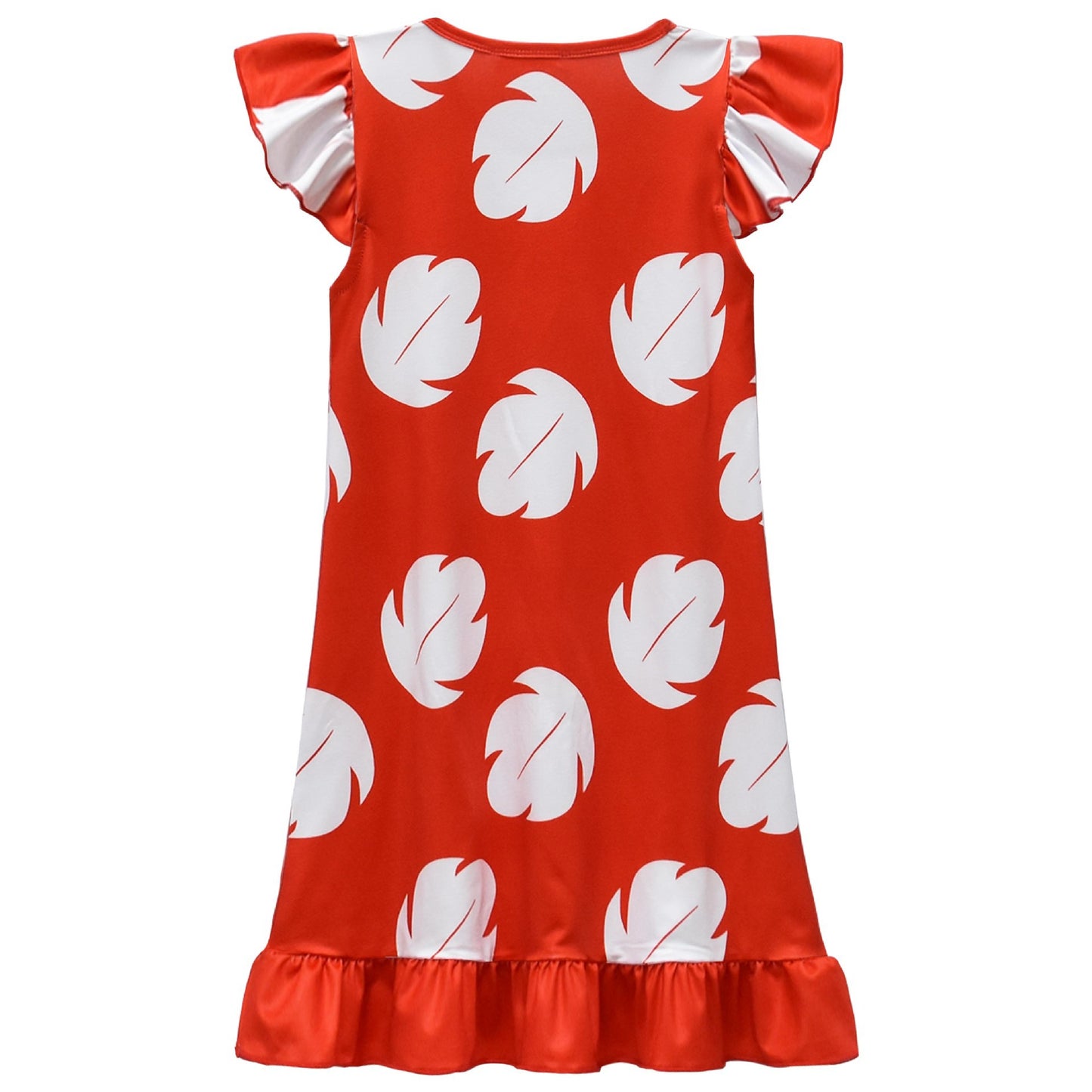Lilo Pelekai Costume for Girls Christmas Costume for Girls Red Leaf Dress