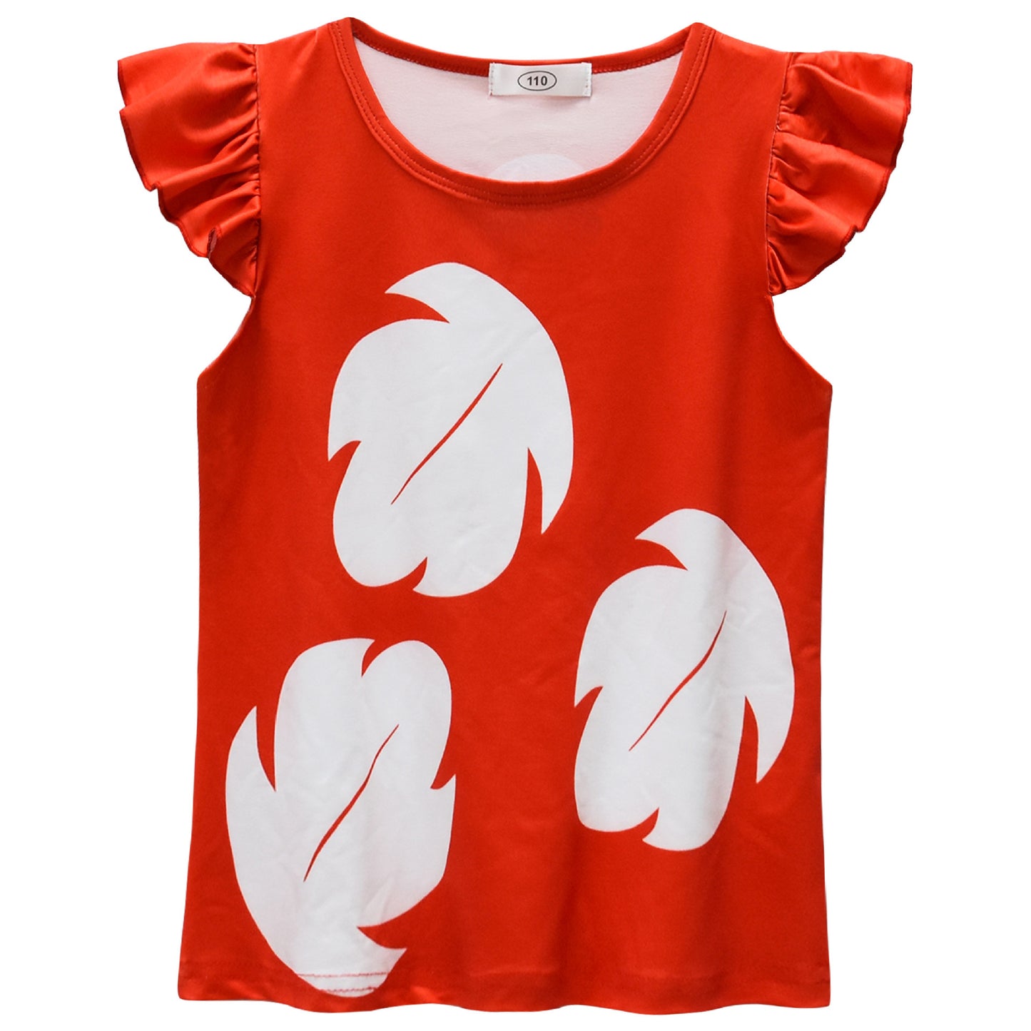 Summer Hawaiian Red Tutu Dress for Girls T-Shirt and Skirt with Bag Birthday Party Gifts