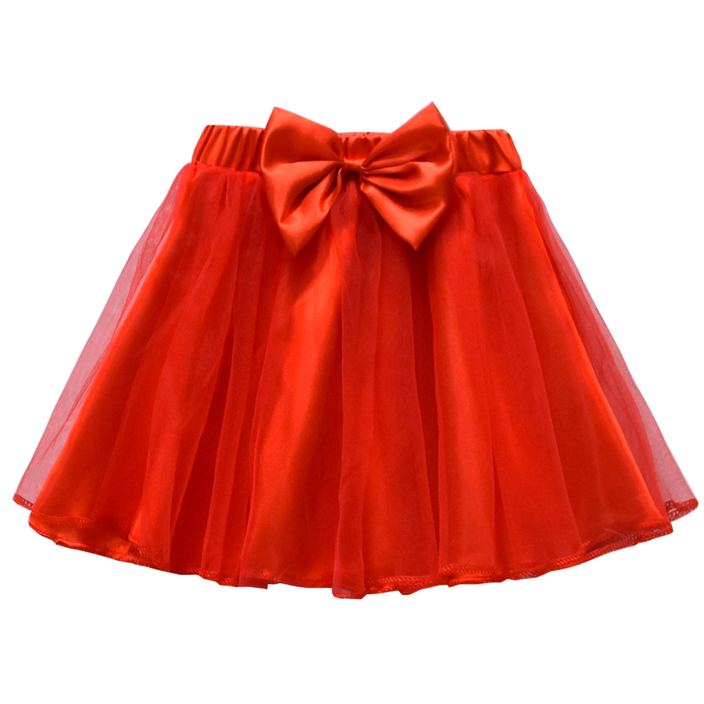 Summer Hawaiian Red Tutu Dress for Girls T-Shirt and Skirt with Bag Birthday Party Gifts