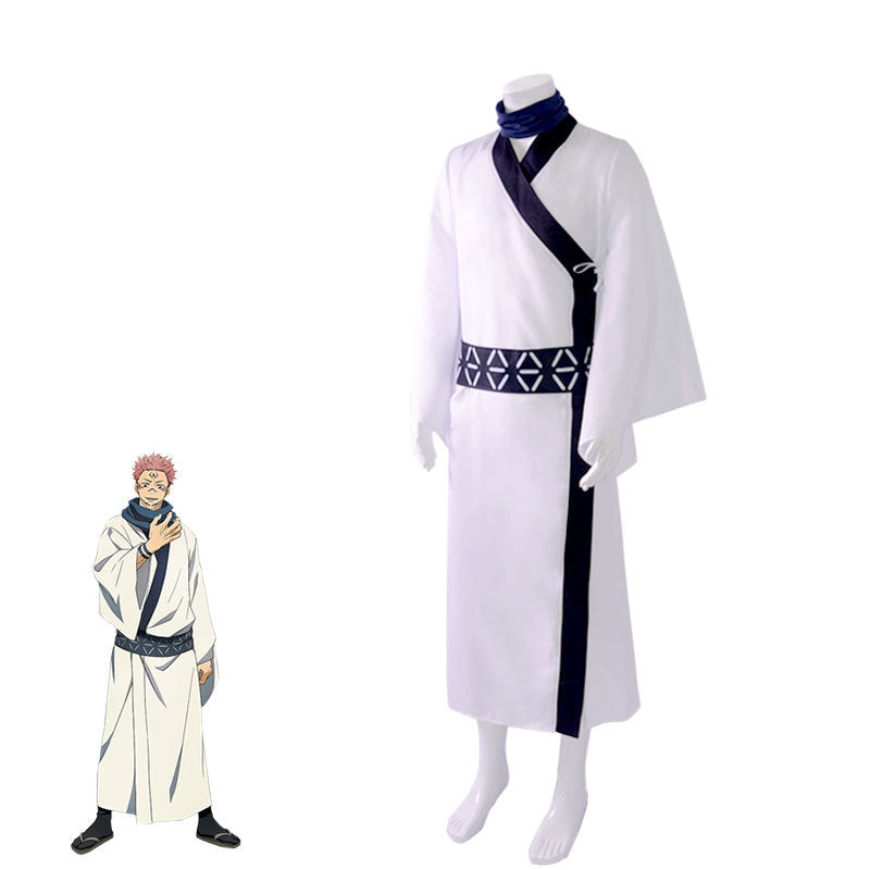 Mens JJK Ryomen Sukuna Cosplay Costumes Adult Outfits Japan Kimono Halloween Anime Clothing