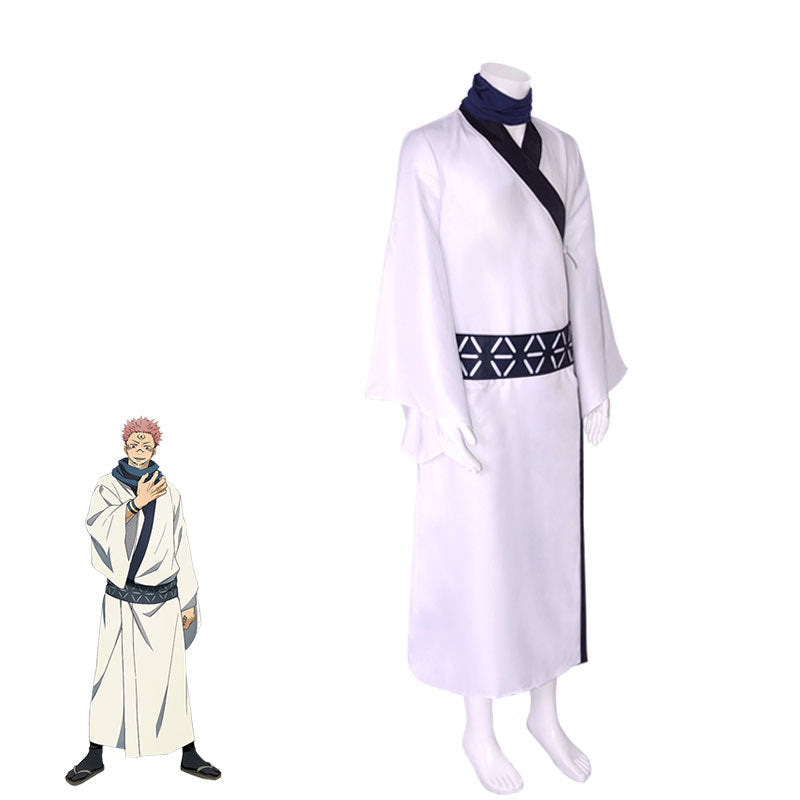 Mens JJK Ryomen Sukuna Cosplay Costumes Adult Outfits Japan Kimono Halloween Anime Clothing