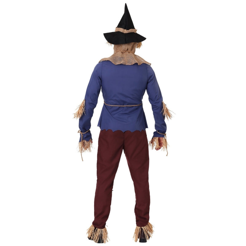 Adult Scarecrow Costume for Women and Men Party Halloween Cosplay Outfit Set